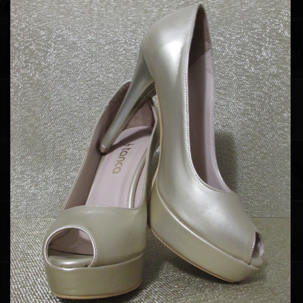 Tanca Platform Peep-toe Stilettos